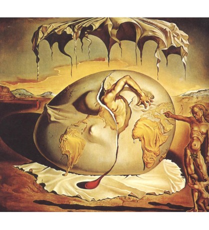 pr-SD03 Фрагмент картины "Геополитический ребенок..." Сальвадора Дали (Museum.Parastone)