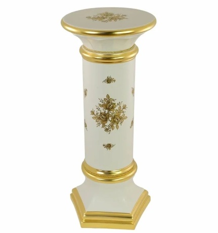 Колонна напольная, 86 см. FIORI GOLD, керамика, белый