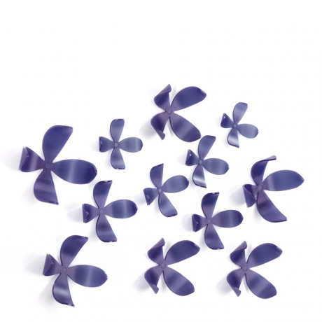 Декор для стен Wallflower 25 элементов фиолетовый