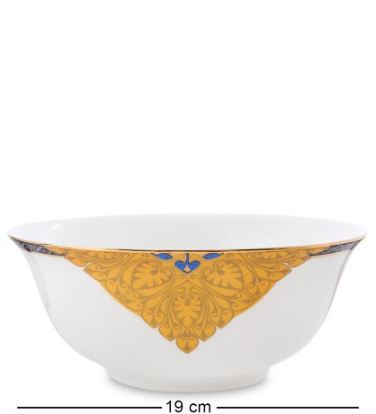 JK-196 Столовый сервиз 27 пр. на 6 перс. "Золотой Палермо" (Gold Palermo Pavone)