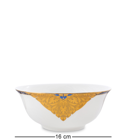 JK-196 Столовый сервиз 27 пр. на 6 перс. "Золотой Палермо" (Gold Palermo Pavone)