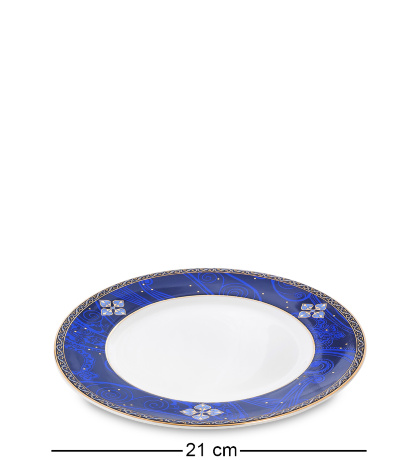 JK-196 Столовый сервиз 27 пр. на 6 перс. "Золотой Палермо" (Gold Palermo Pavone)