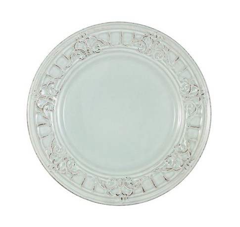 Тарелка закусочная Venice голубая, 23см. Matceramica