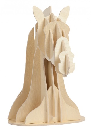 Декоративный бюст лошади Vixen Light Brown, 27х41х39 см.