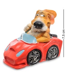 RV-918 Статуэтка Собака Бигль &quot;Желаю драйва по жизни&quot; (W.Stratford)