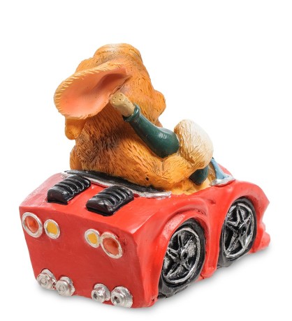 RV-918 Статуэтка Собака Бигль "Желаю драйва по жизни" (W.Stratford)