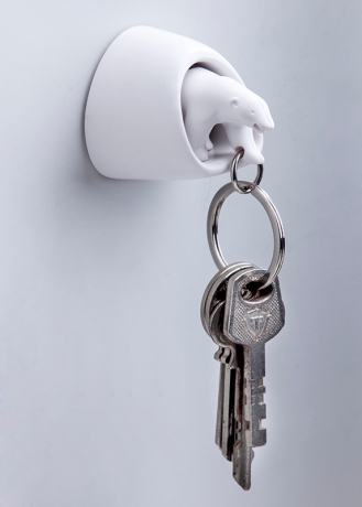 Держатель+брелок для ключей Polar bear, Qualy