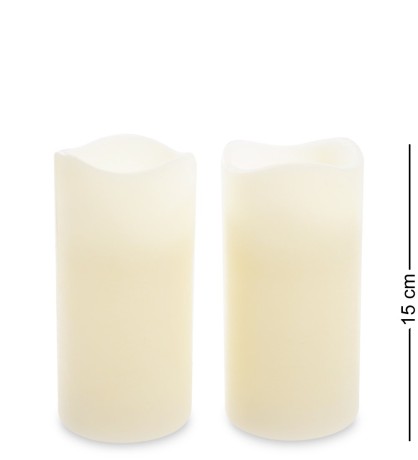 LED-09 Набор светодиодных свечей (2шт.) с таймером