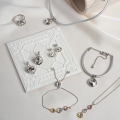 Колье Silver Shade / Silver Leather