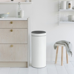 Мусорный бак Touch Bin New (30 л), Белый Brabantia