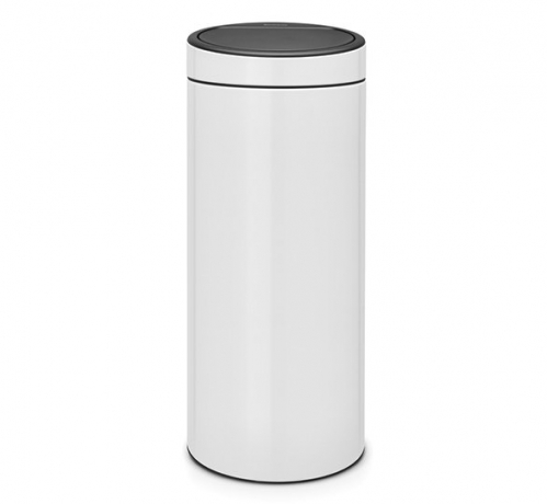 Мусорный бак Touch Bin New (30 л), Белый Brabantia