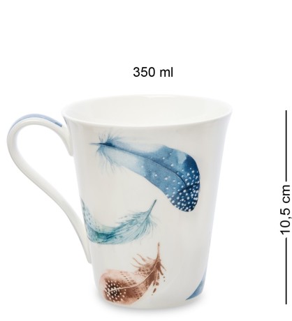 JK-279 Кружка "Перья" (Penna Pavone)