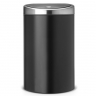 Мусорный бак Brabantia Touch Bin (40л), Матовый черный/крышка матовая с защитой от отпечатков пальцев Brabantia