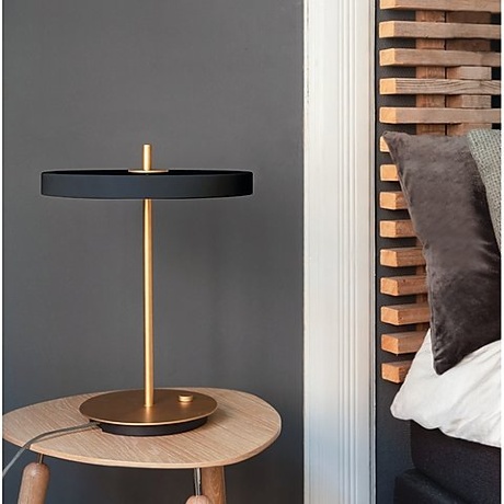 Настольный светильник Asteria anthracite, 31х41,5 см. Umage