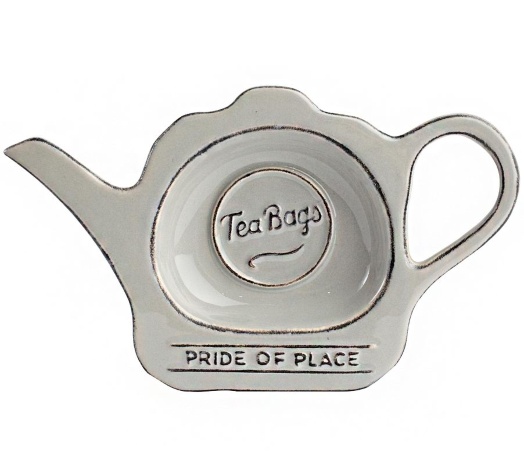 Подставка для чайных пакетиков, 16,5x9,8x2 см. Pride of Place Cool Grey, T&G
