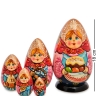 МР-24/ 94 Матрешка-Яйцо 5м "Анастасия с пасхальным куличом"