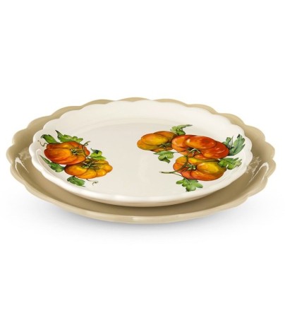 Тарелка обеденная 2 штуки Mercato della Terra, 26 см. Nuova Cer