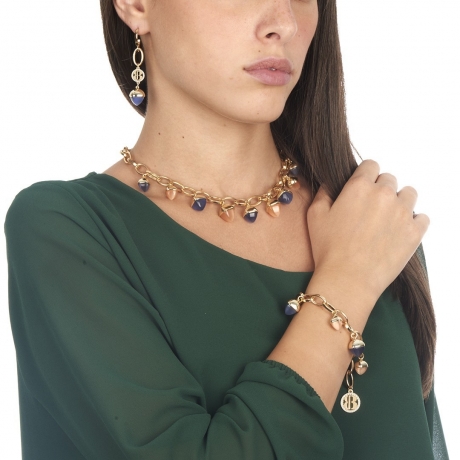 Колье Caleida Violet-Brown XGR566DB V/BR/G