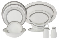 Обеденный сервиз  на 6 персон Бостон, 27 предметов Emily