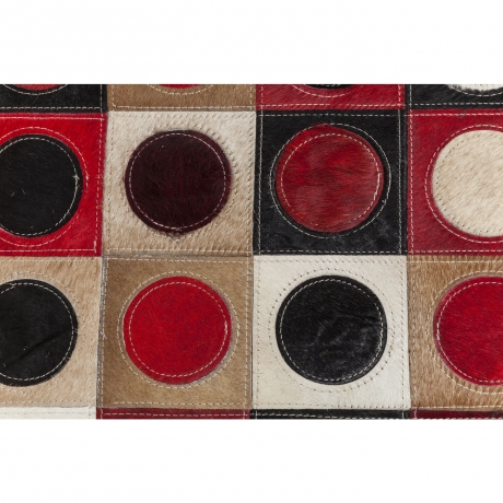 Ковер Dotty Pril, коллекция "Дотти Прил" 170*1*240, Воловья кожа, Шерсть, Мультиколор