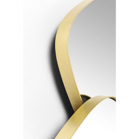 Зеркало Shapes, коллекция "Формы" 110*130*10, Зеркальное стекло, Сталь, Желтый