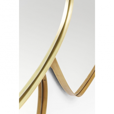 Зеркало Shapes, коллекция "Формы" 110*130*10, Зеркальное стекло, Сталь, Желтый
