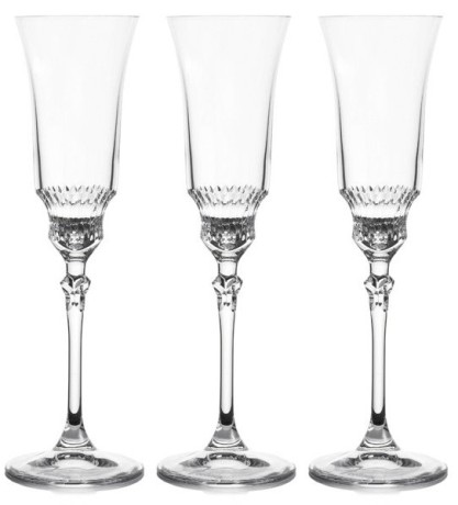 Набор бокалов для шампанского, Gemma Aida, 0,15 л. 6 шт. Le Stelle