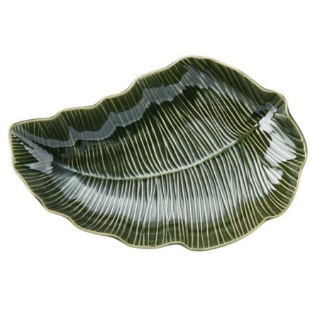 Блюдо сервировочное Jardin в форме листа 31,5 см GREEN Mikasa Kitchen Craft