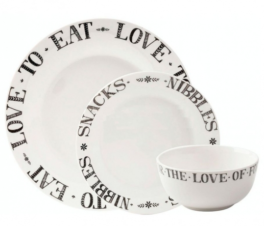 Обеденный набор посуды 12 предметов Stir it up Kitchen Craft