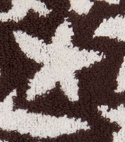 Комплект "VITA" из 3 полотенец, (30x50,50x100,70x140)см. коричневый/кремовый, Devilla