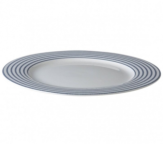Тарелка обеденная, 23 см. Candy Stripe Laura Ashley