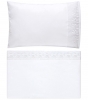 Комплект постельного белья "PRIMAVERA", перкаль, 150х210+220x240+50х70 см/ белый