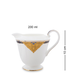 JK-194 Чайный сервиз 22 пр. на 6 перс. "Золотой Палермо" (Gold Palermo Pavone)