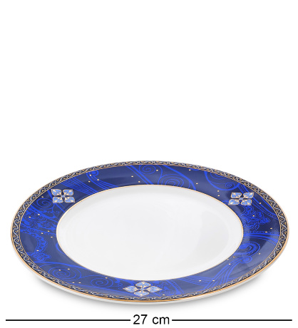 JK-194 Чайный сервиз 22 пр. на 6 перс. "Золотой Палермо" (Gold Palermo Pavone)