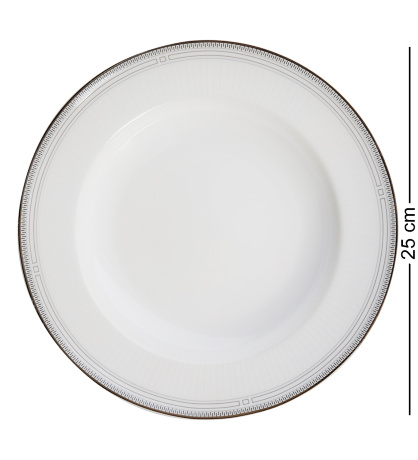 JK-227 Н-р из 6 суповых тарелок "Венецианская Классика" (Venice Classic Pavone)