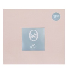 Простыня на резинке (PB), перкаль, 200x220x30см. пудрово-розовый, BOVI