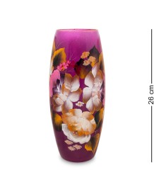 VZ-583 Ваза стеклянная "Жостово" h-260