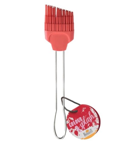 Силиконовая кисточка, 21 см. цвет: красный, Birkmann