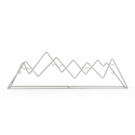 Вешалка настенная Mountain серебряная, Balvi