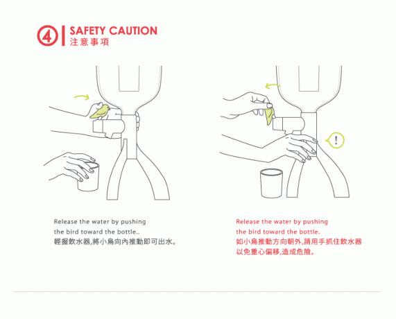 Кулер настольный Thirsty Bird 3 л белый