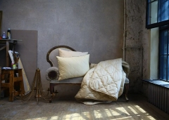 Одеяло всесезонное с шерстью овцы "Золотой мерино", 172х205, в чехле из хлопка премиального качества, Natures