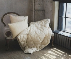 Одеяло всесезонное с шерстью овцы "Золотой мерино", 172х205, в чехле из хлопка премиального качества, Natures