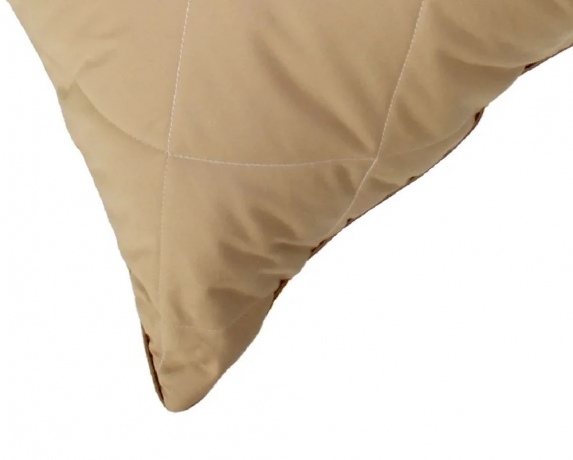 Подушка регулируемая (средняя) "Сон Шахерезады" 68х68, с пухом верблюда в стеганом чехле, Natures