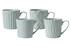 Набор из 4-х кружек Nova, голубой, 0,38 л. Maxwell & Williams