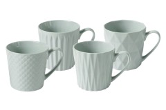 Набор из 4-х кружек Nova, голубой, 0,38 л. Maxwell & Williams