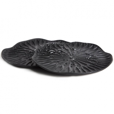 Подставки под бокалы 2 шт Lotus черный