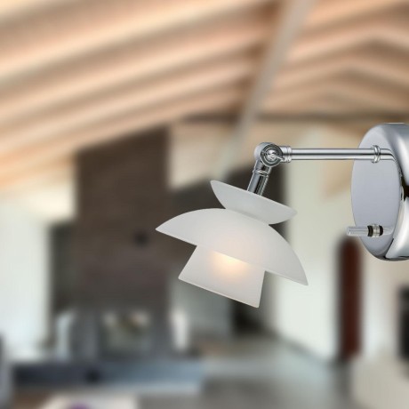 Настенный светильник DALLAS mini, опал, диммируемый, Halo Design