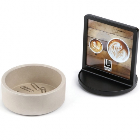 Фоторамка podium, 10х10 см, черная, Umbra