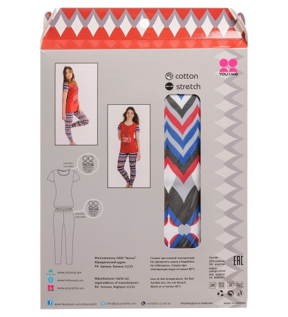 Костюм жен для дома 291Р, размер -XL (You and Me)