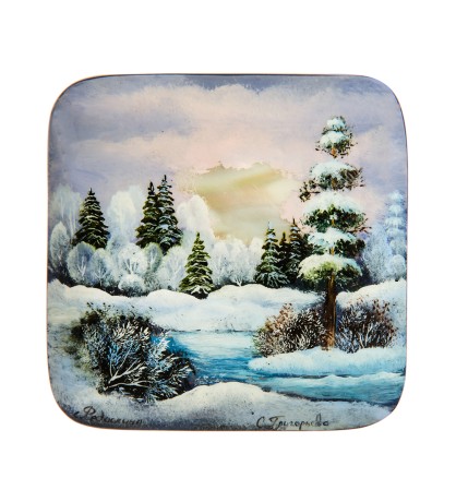 ШК-10/ 64 Шкатулка "Зима"